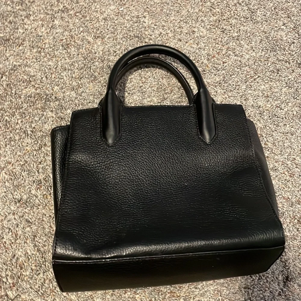 Kate Spade Merriweather Black & White Flynn Satchel